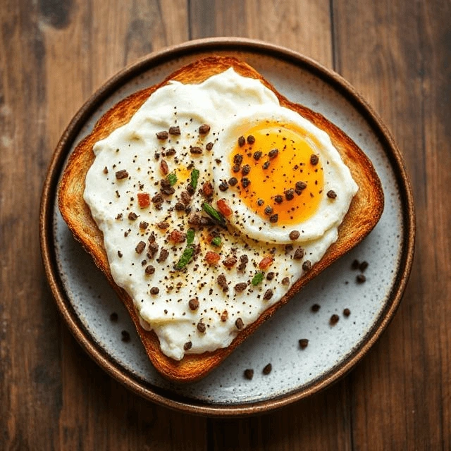 Cottage cheese breakfast toast with cherry tomatoes and herbs – high-protein, budget-friendly meal.