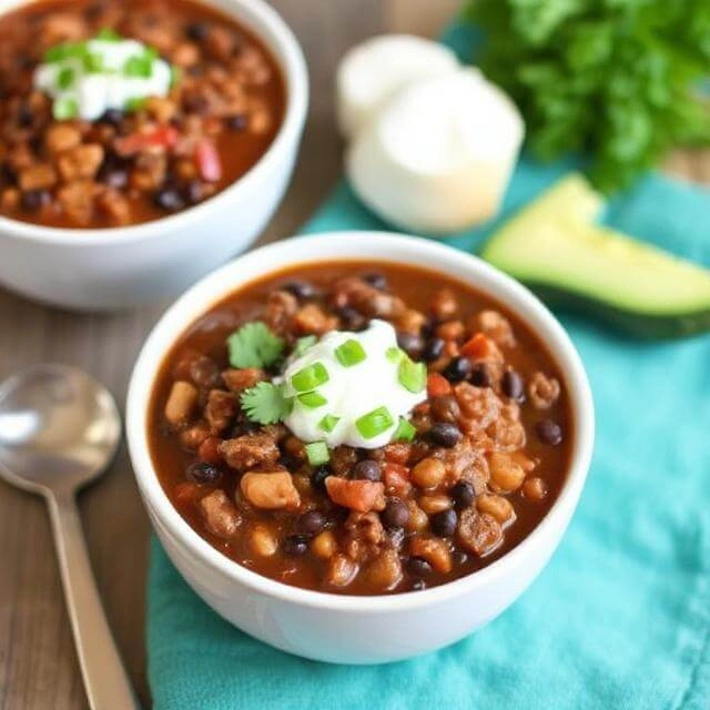 Beef and Black Bean Chili