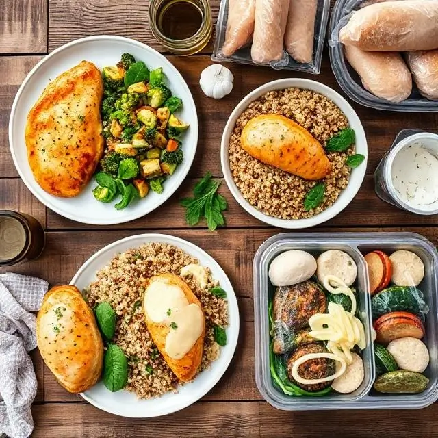 Healthy affordable meals rich in protein with budget-friendly ingredients