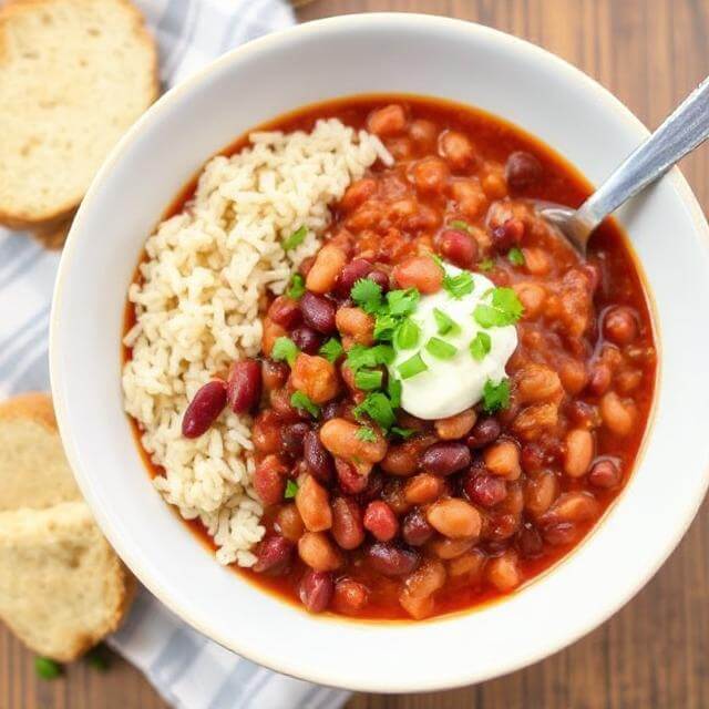 Turkey Chili with Kidney Beans