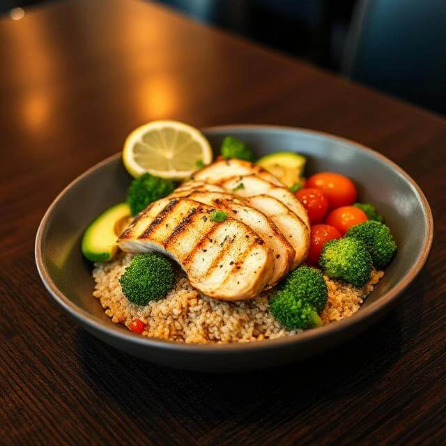 How To Make A High-Protein Grilled Chicken Bowl In 15 Minutes
