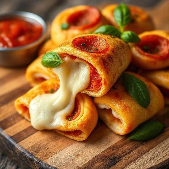 How to Make High-Protein Pepperoni Pizza Rolls in 20 Minutes